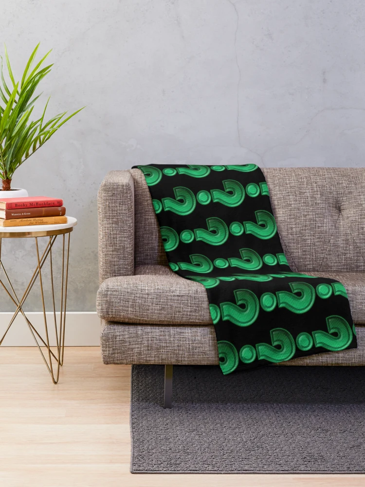 Thumbnail 2 of 6, Throw Blanket, Riddler designed and sold by KalElsDesigns.