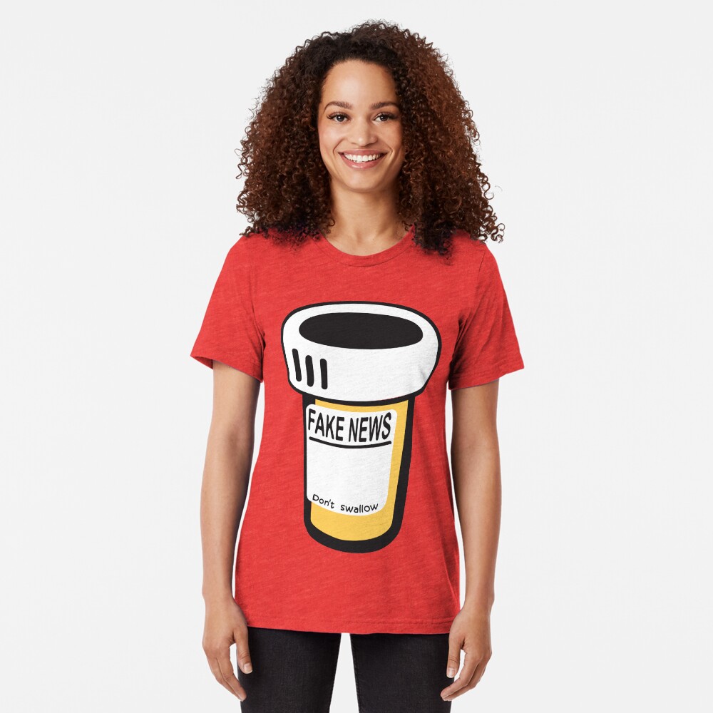 Fake news Tri-blend T-Shirt