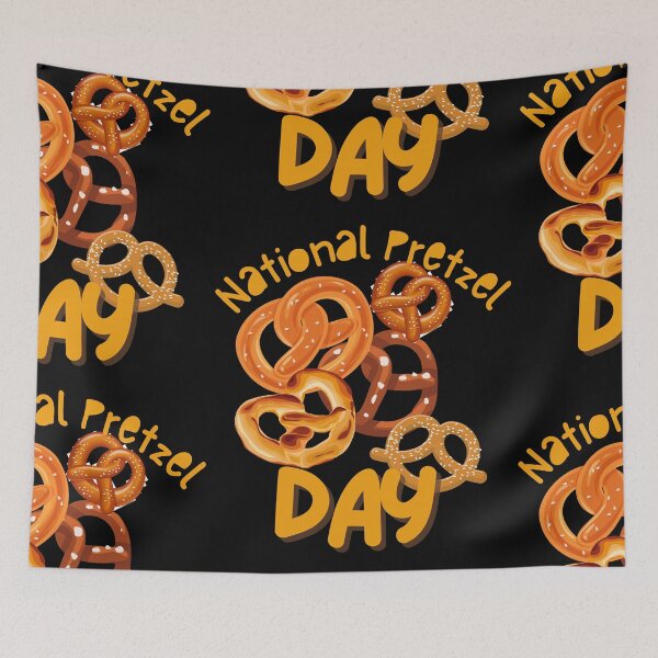 Item preview, National Pretzel Day Colorful Whimsical Design designed and sold by EarthArtDesigns.