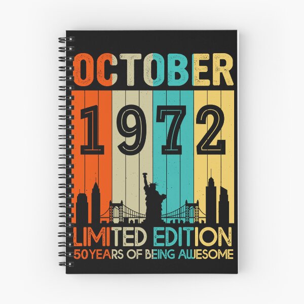 Item preview, October 1972 Limited Edition 50 Years Of Being Awesome designed and sold by AraJordeStore.