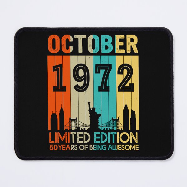 Item preview, October 1972 Limited Edition 50 Years Of Being Awesome designed and sold by AraJordeStore.