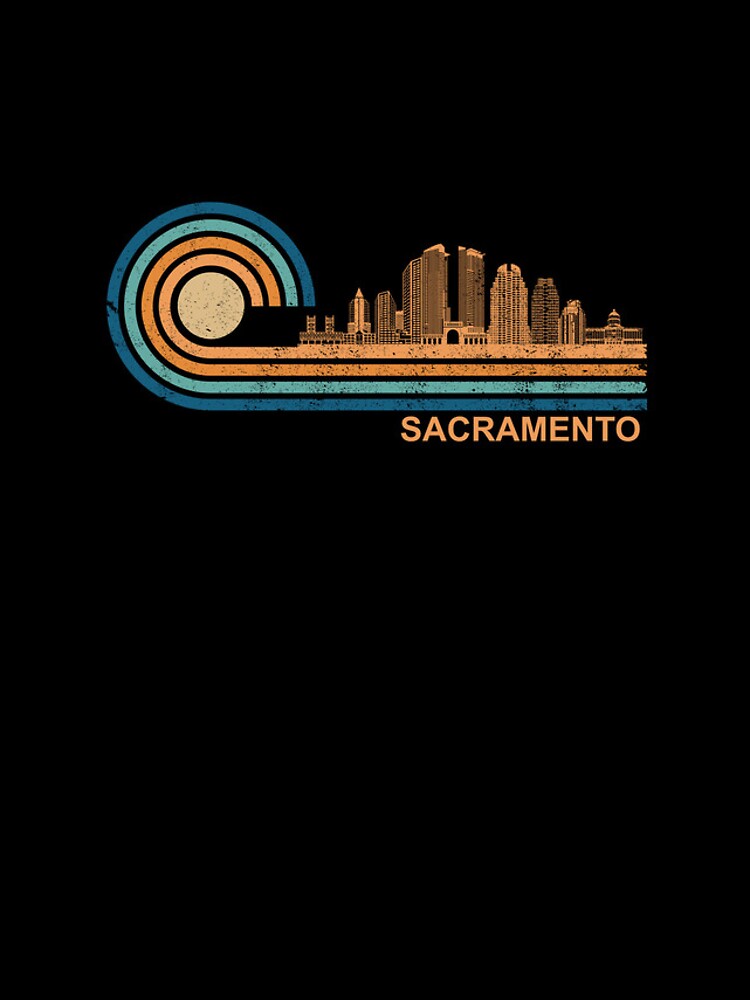Imagen 4 de 4, Funda de iPhone con la obra Sacramento Skyline Retro Sacramento Fan CA Sacramento Gear, diseñada y vendida por DynamicDesign.