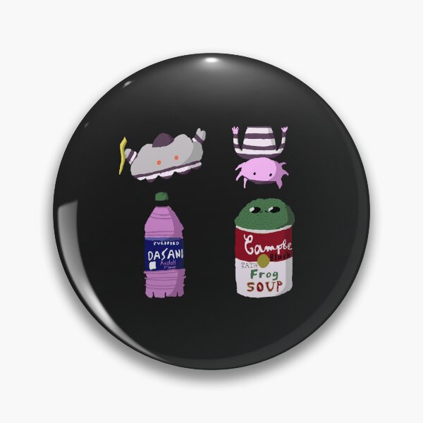 Item preview, Dasani Axolotl and Campbell Black Rain Frog Classic designed and sold by olgacadb.