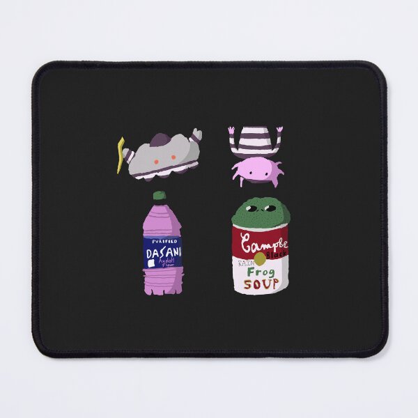 Item preview, Dasani Axolotl and Campbell Black Rain Frog Classic designed and sold by olgacadb.