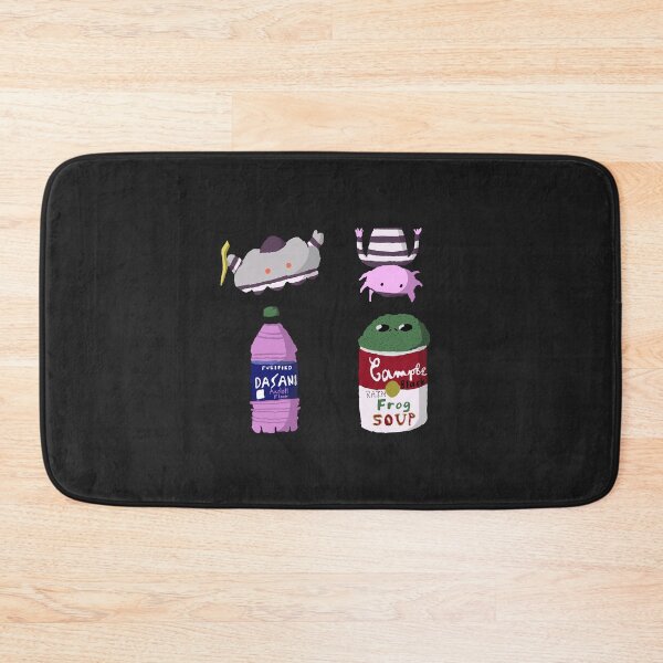 Item preview, Dasani Axolotl and Campbell Black Rain Frog Classic designed and sold by olgacadb.