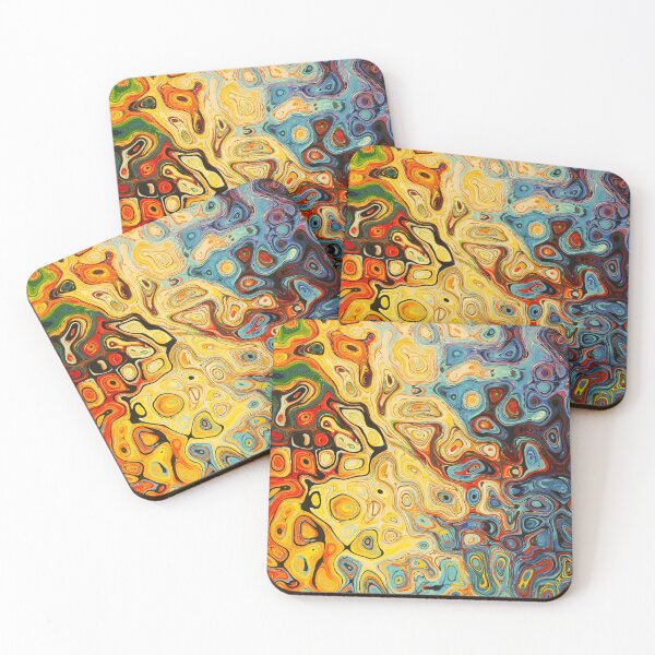 Item preview, Colorful modern art designed and sold by Thavi.