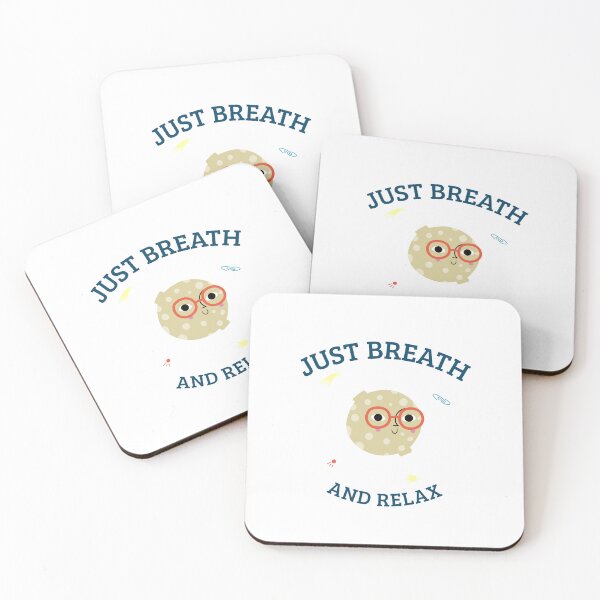 Item preview, Just breath and Relax t-shirt designed and sold by behappyshirts.