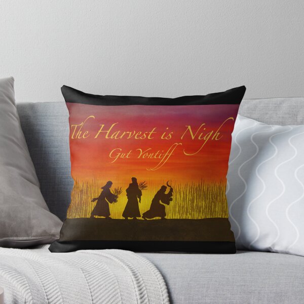 Item preview, Gut Yontiff Harvest in Wheat Field designed and sold by ShoaffBallanger.