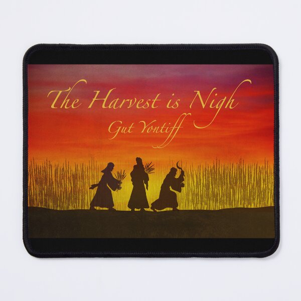 Item preview, Gut Yontiff Harvest in Wheat Field designed and sold by ShoaffBallanger.