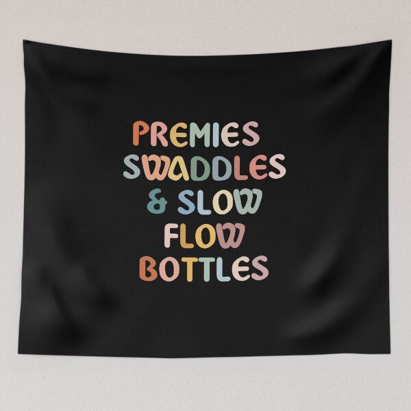 Item preview, NICU Nurse Neonatal Premies Swaddles & Bottles Tiny Human designed and sold by Theparticular.