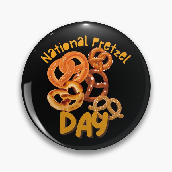 Item preview, National Pretzel Day Colorful Whimsical Design designed and sold by EarthArtDesigns.