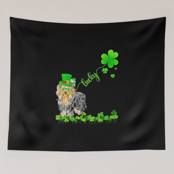 Item preview, Leprechaun Yorkshire Terrier Dog Patricks Day designed and sold by juansherold.
