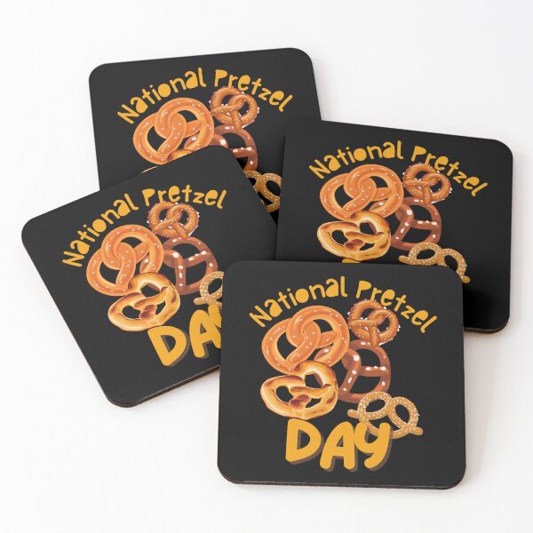 Item preview, National Pretzel Day Colorful Whimsical Design designed and sold by EarthArtDesigns.