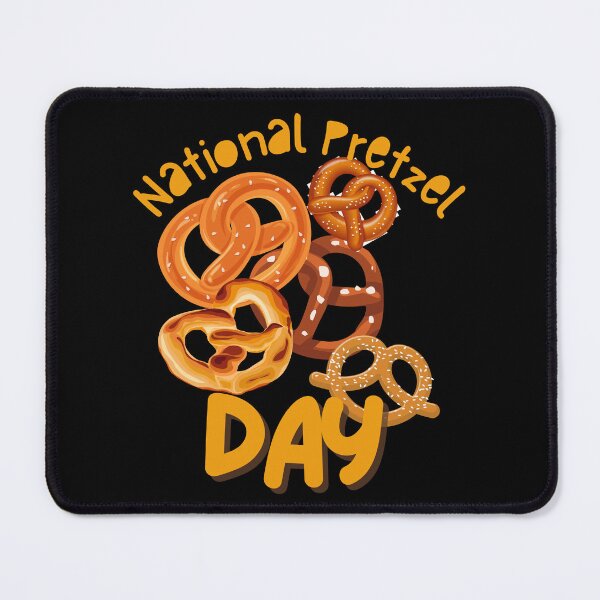 Item preview, National Pretzel Day Colorful Whimsical Design designed and sold by EarthArtDesigns.