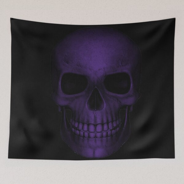 Item preview, Dark Skull Purple  designed and sold by ArteVintage.
