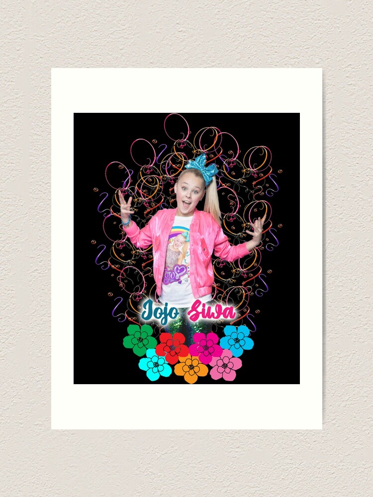 Jojo Siwa Art Print By Uplinestarartt Redbubble 8700