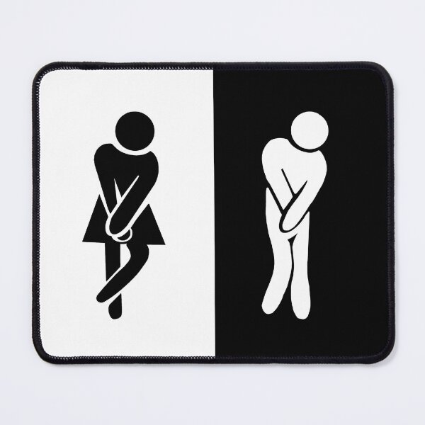 Item preview, Bathroom girls and boys gotta go sign designed and sold by Sketchy Lexy.