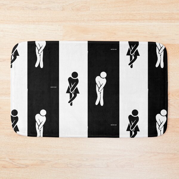 Item preview, Bathroom girls and boys gotta go sign designed and sold by Sketchy Lexy.