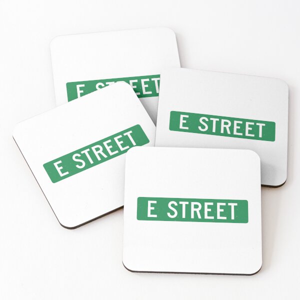 Item preview, E Street, vintage street sign (color version) Tri-blend  designed and sold by lorenkleins.