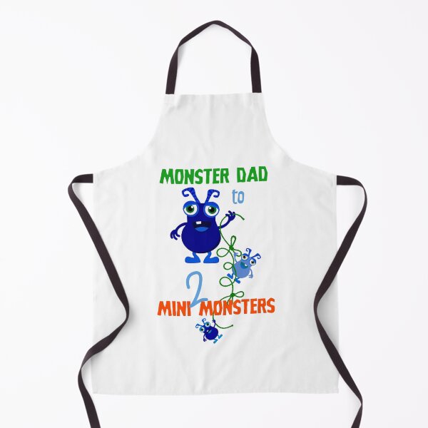 Item preview, Monster Dad to 2 Mini Monsters designed and sold by PawsitiveMum.