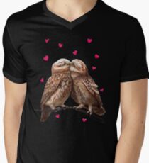 Lovely owls Men's V-Neck T-Shirt