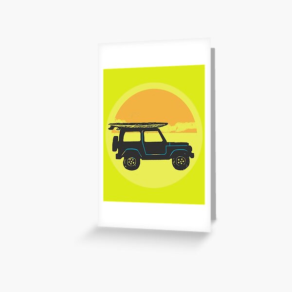 Jeep Wrangler Greeting Cards for Sale | Redbubble