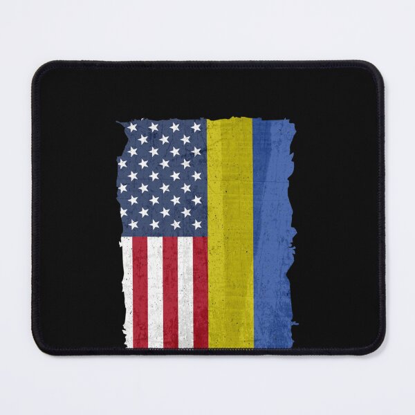 Item preview, US with Ukrainian roots flags American and Ukraine flag Classic T-Shirt designed and sold by JavierBetanct.