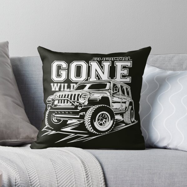 Jeep Wrangler Pillows & Cushions for Sale | Redbubble