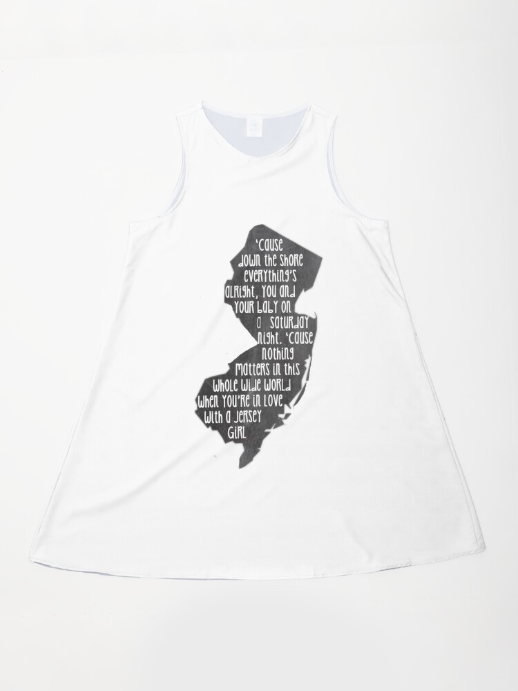 Jersey Girl " A-Line Dress for Sale by lorenkleins | Redbubble