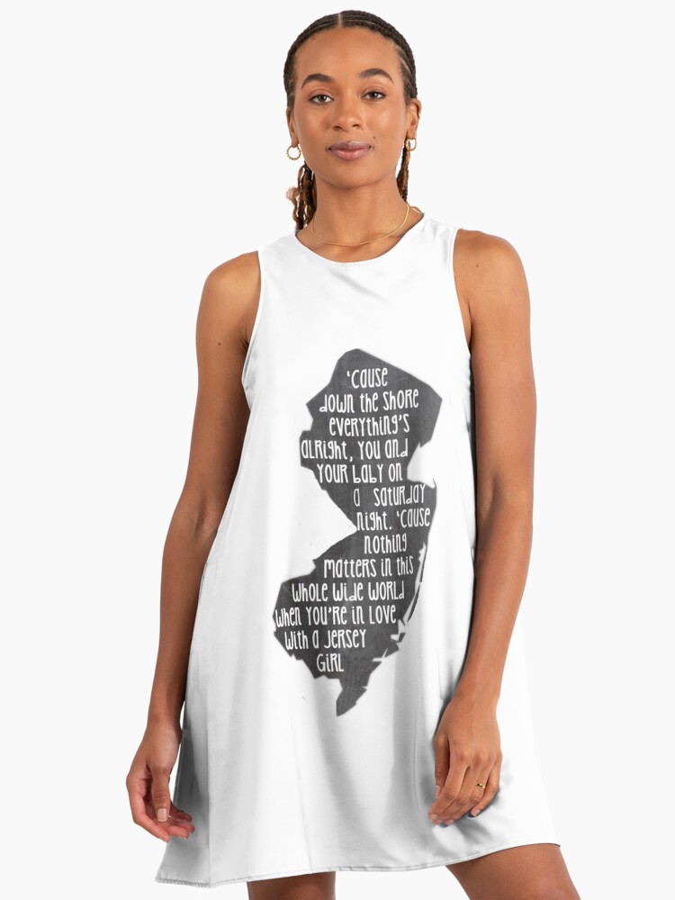 Jersey Girl " A-Line Dress for Sale by lorenkleins | Redbubble