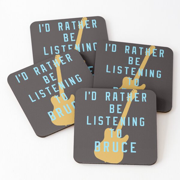 Item preview, I_d Rather Be Listening to Bruce Fitted Scoop  designed and sold by lorenkleins.