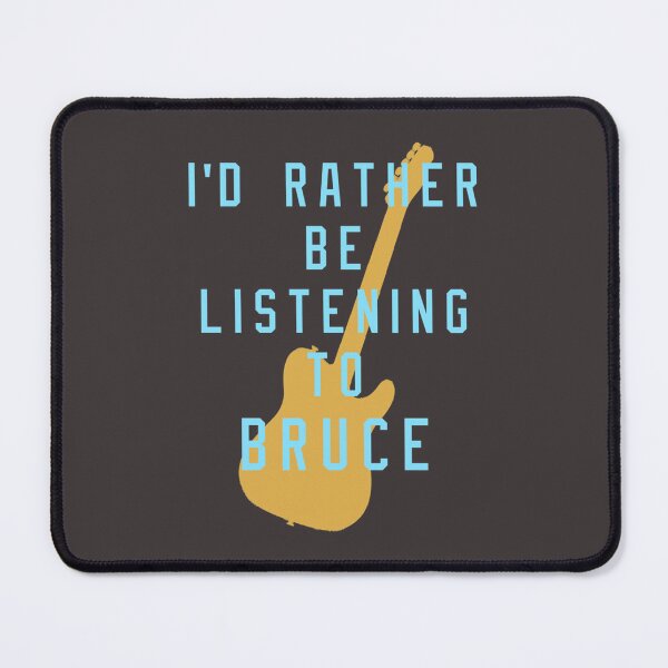 Item preview, I_d Rather Be Listening to Bruce Fitted Scoop  designed and sold by lorenkleins.