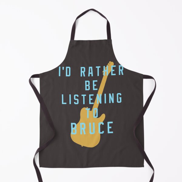 Item preview, I_d Rather Be Listening to Bruce Fitted Scoop designed and sold by lorenkleins.