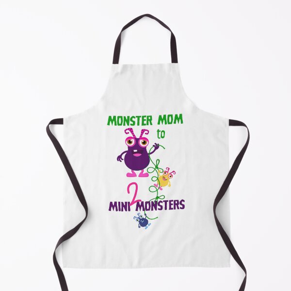 Item preview, Monster Mom to 2 Mini Monsters designed and sold by PawsitiveMum.