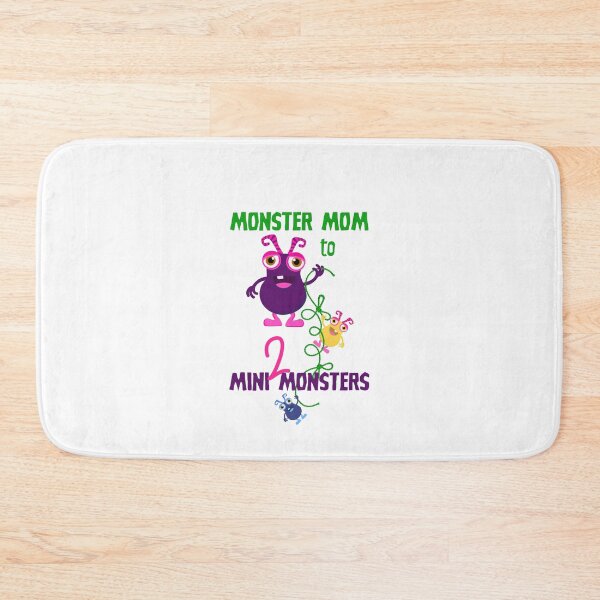 Item preview, Monster Mom to 2 Mini Monsters designed and sold by PawsitiveMum.