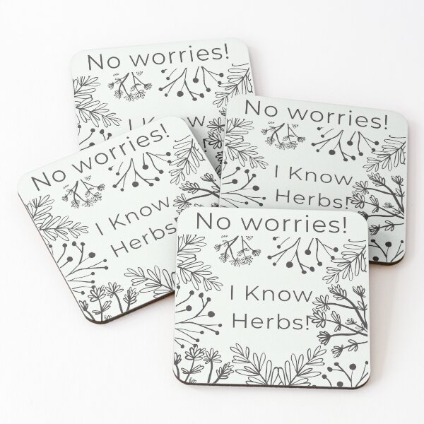 Item preview, No Worries! I Know Herbs! designed and sold by DEWDesigns.