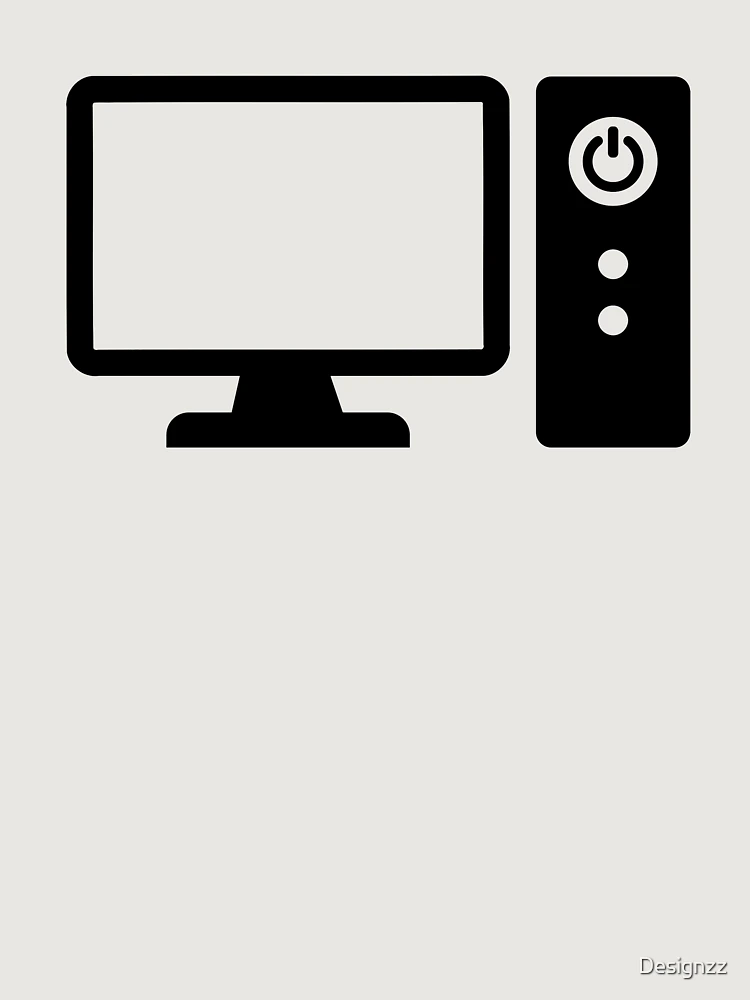Thumbnail 6 von 6, Premium Oversized Pullover, Desktop-Computer designt und verkauft von Designzz.