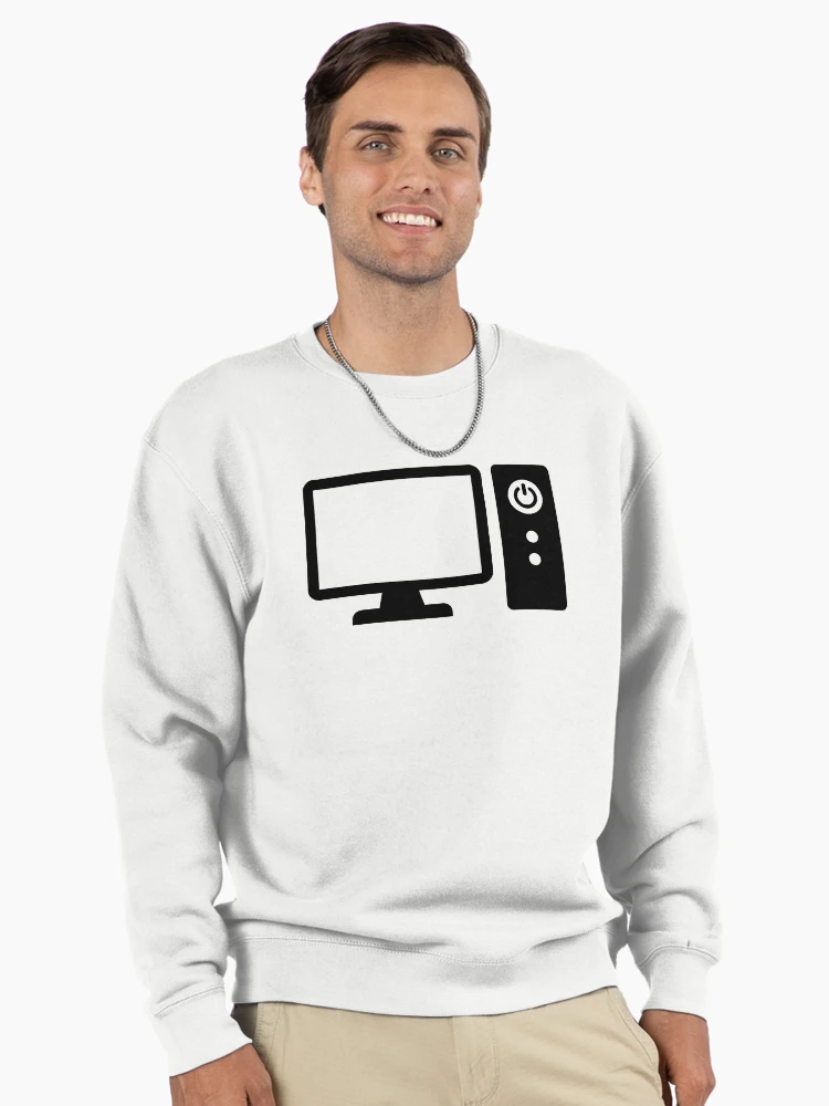 Thumbnail 2 von 6, Pullover, Desktop-Computer designt und verkauft von Designzz.