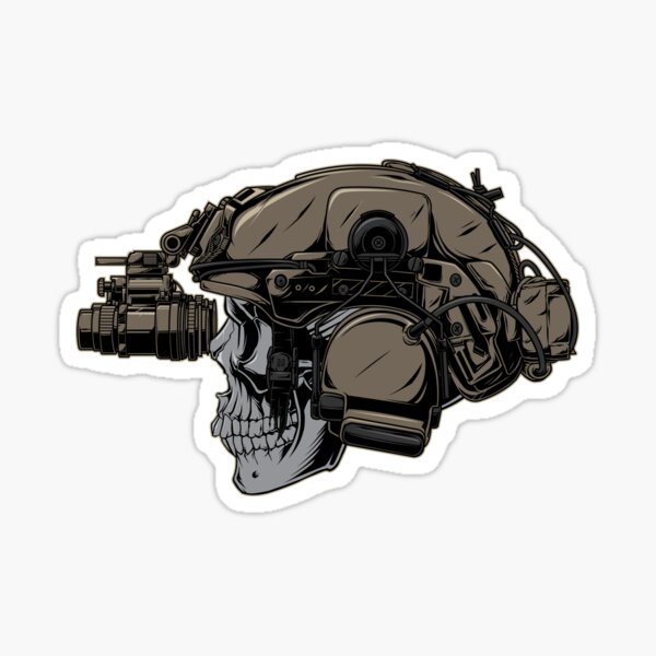 soldier skull Sticker