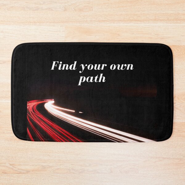 Item preview, Find your own path - Road to life quotes designed and sold by DigitalArtTrend.