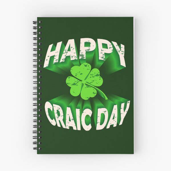 Artikelvorschau, Happy Craic Day Spaß 3D-Textstil entworfen und verkauft von Integrade-TXC.