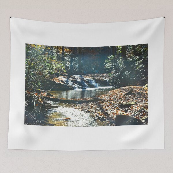 Item preview, Little Bradley Waterfall Saluda North Carolina designed and sold by LisaWootenPhoto.