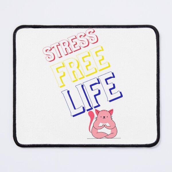 Item preview, STRESS FREE LIFE Yoga cat designed and sold by Teo13.
