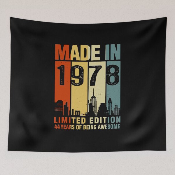 Item preview, Made In 1978 Limited Edition 44 Years Of Being Awesome designed and sold by AraJordeStore.