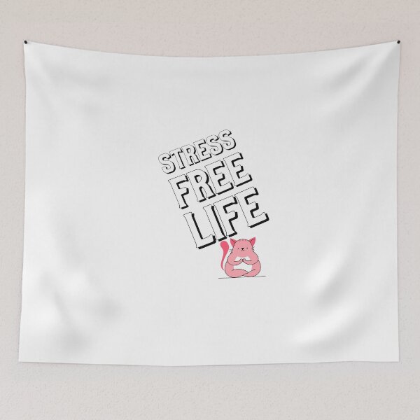 Item preview,  STRESS FREE LIFE Yoga cat designed and sold by Teo13.
