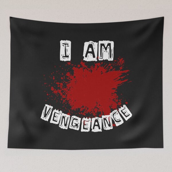 Item preview, I AM VENGEANCE dark hero cool knight Classic designed and sold by olgacadb.