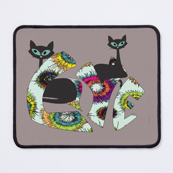 Item preview, Retro Love Cats designed and sold by LisWilliams.