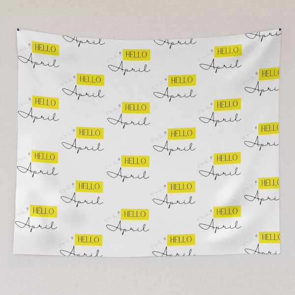 Item preview, HELLO APRIL  designed and sold by pixxahome.