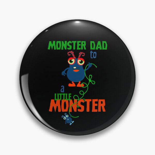Item preview, Monster Dad to a Little Monster (Single Child - Blue) designed and sold by PawsitiveMum.