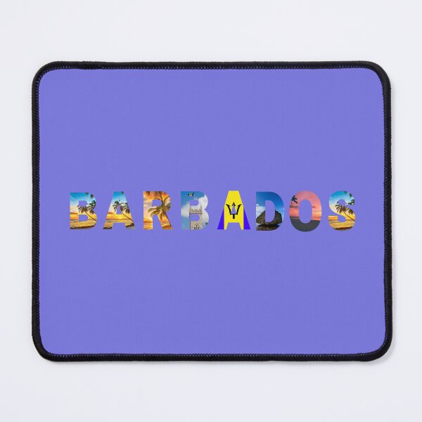 Item preview, Barbados Vibrant print with National Flag and Bridgetown Parliament designed and sold by Lovemydesigns.